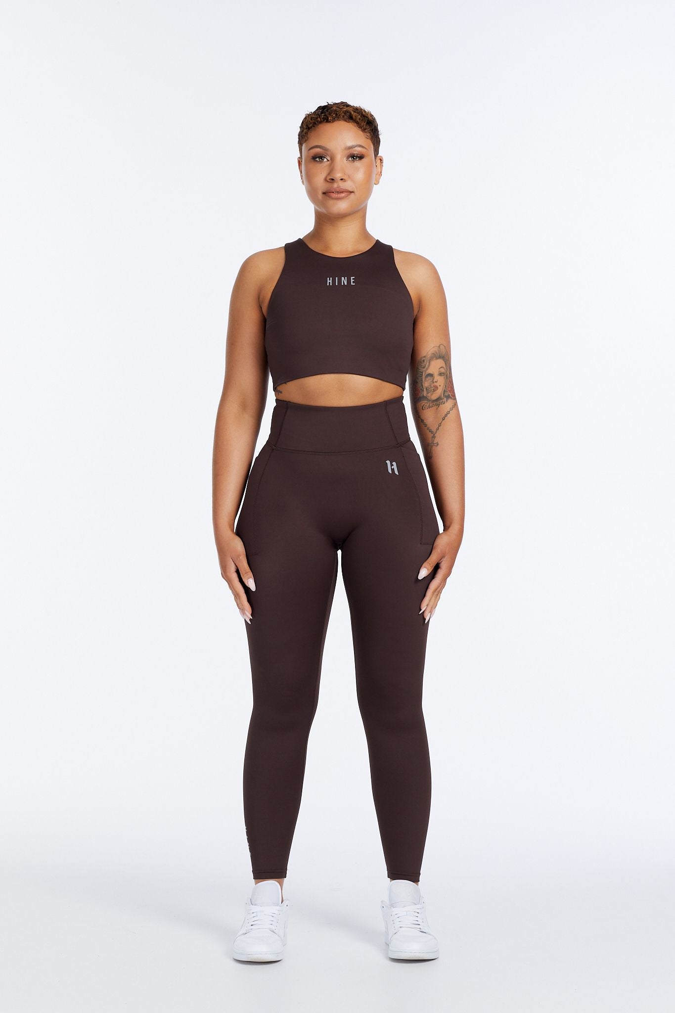 RECOVERY 3/4 LENGTH LEGGING ONYX – HINE COLLECTION
