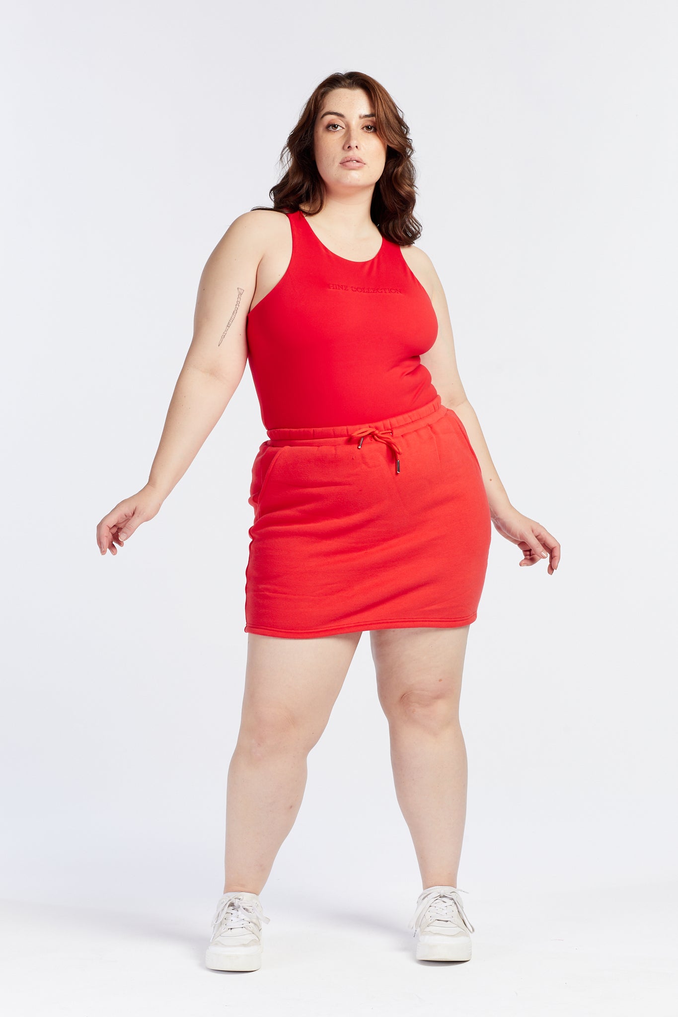 SUMMER SLEEK BODYSUIT HIBISCUS