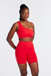 SUMMER LUXE OFF THE SHOULDER BRA HIBISCUS