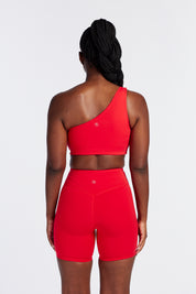 SUMMER LUXE OFF THE SHOULDER BRA HIBISCUS