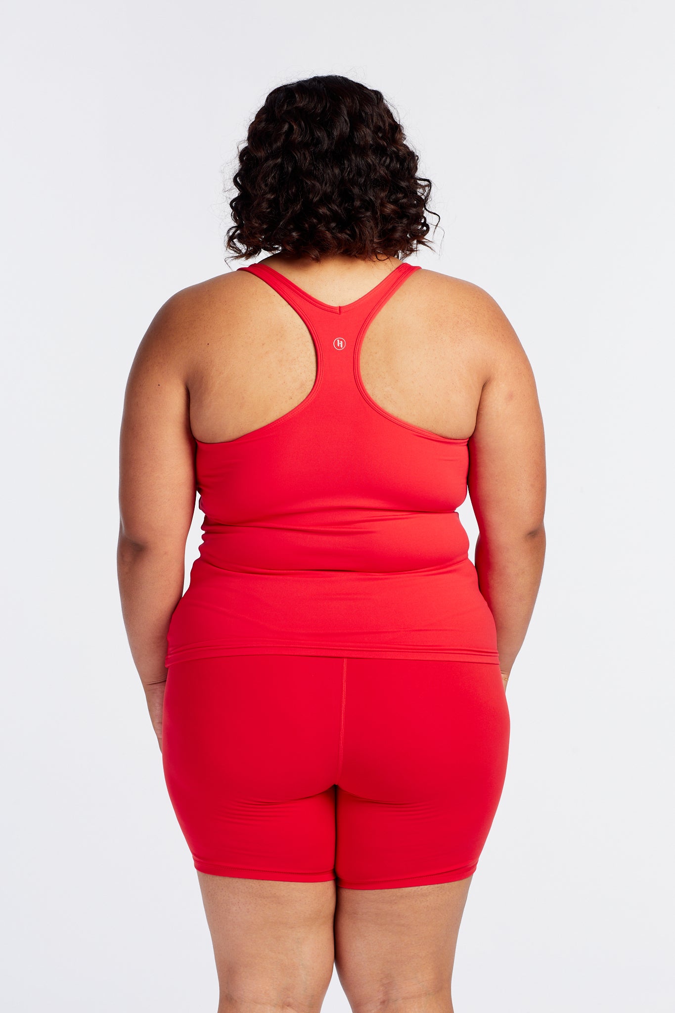 SUMMER PERFORMANCE SINGLET HIBISCUS