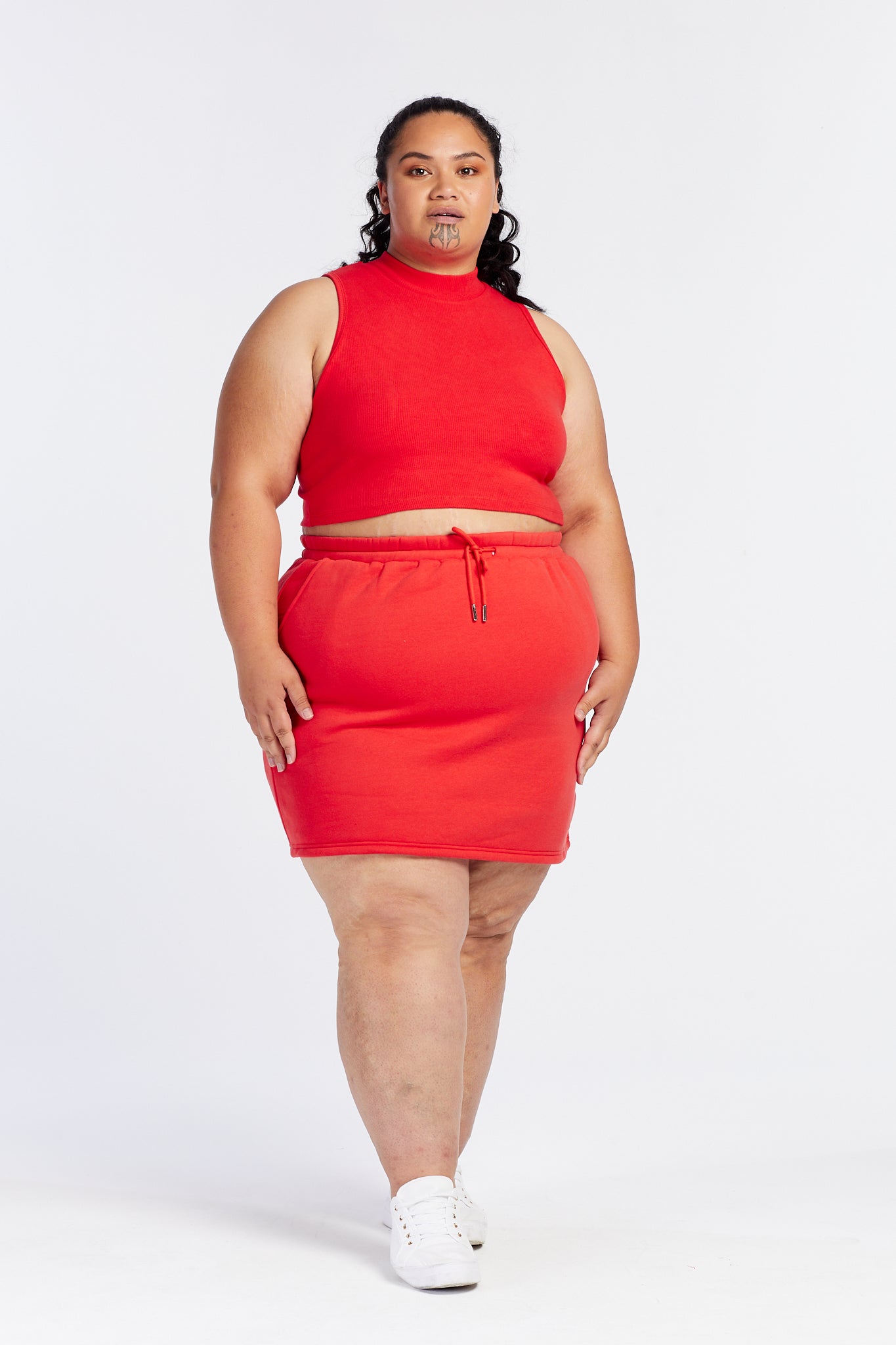 SUMMER LEISURE SKIRT HIBISCUS