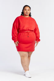 SUMMER LEISURE CROP CREW HIBISCUS