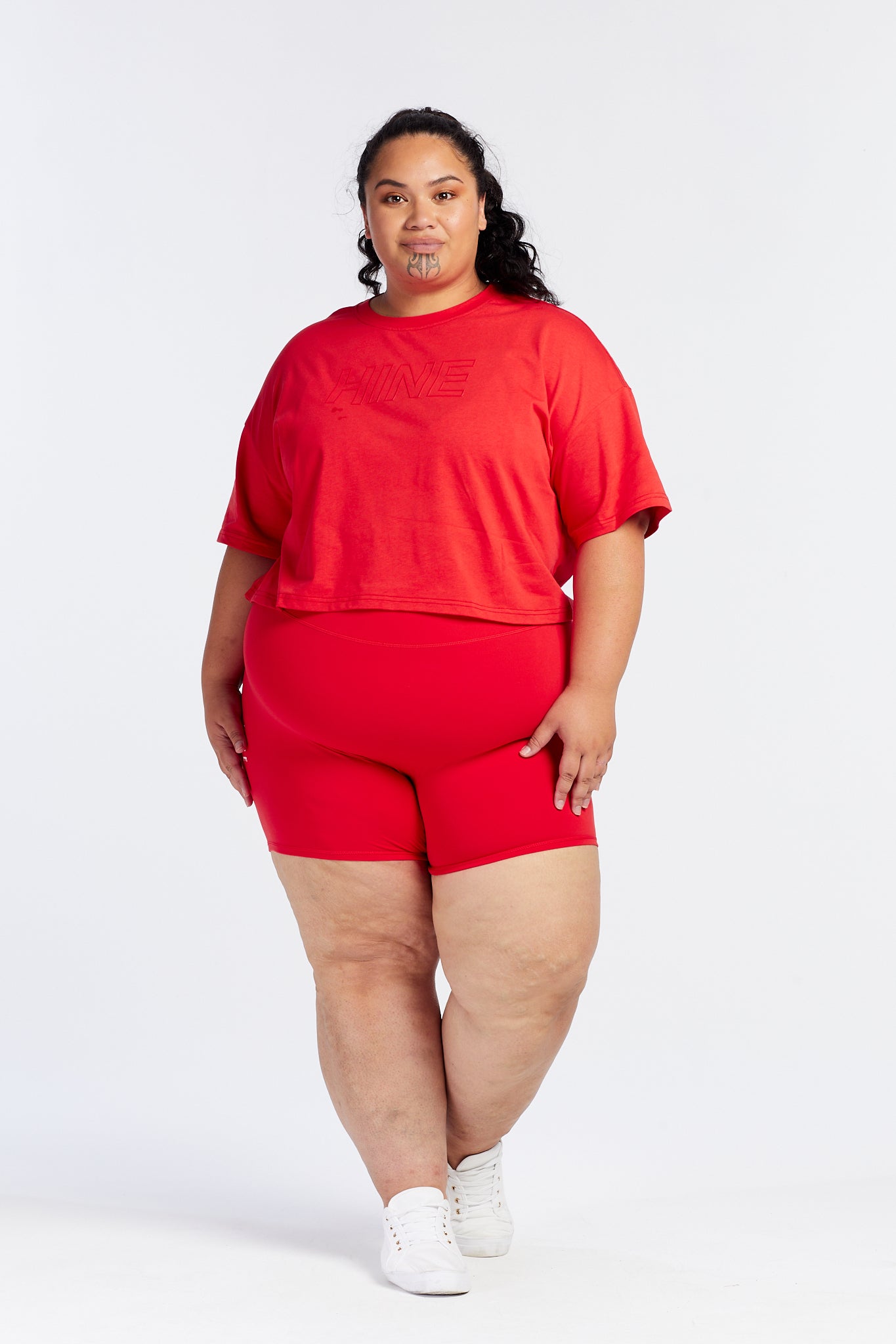 THE ORIGINAL CROP TEE HIBISCUS