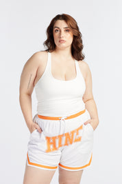 SUMMER PERFORMANCE CROP SINGLET PEARL