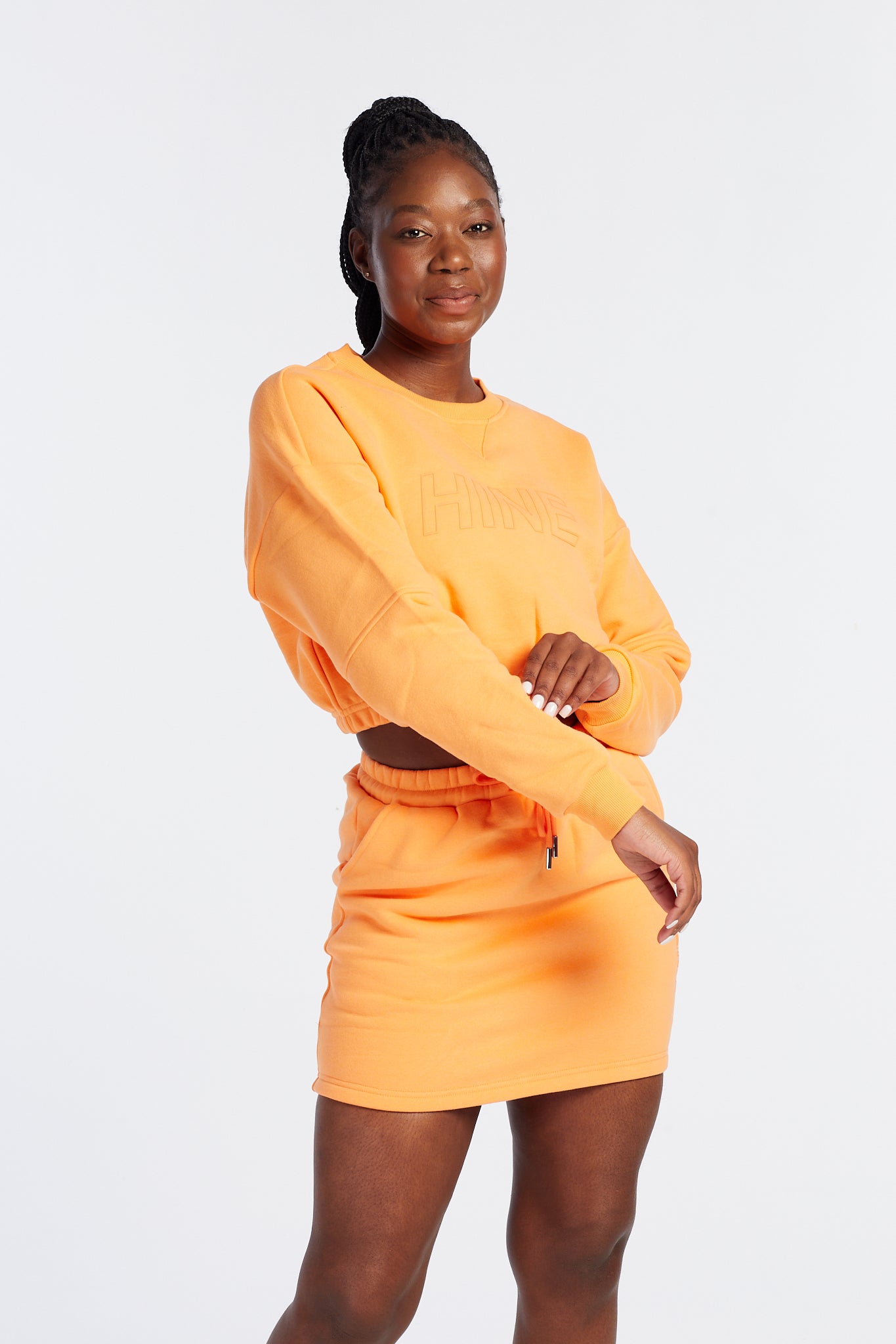 SUMMER LEISURE CROP CREW SUNSET