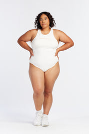 SUMMER SLEEK BODYSUIT PEARL