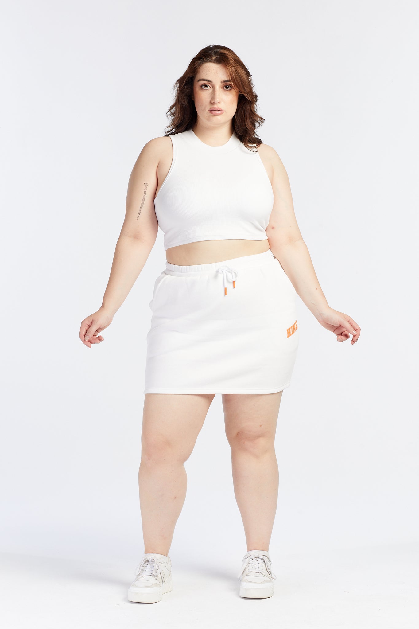 SUMMER HIGH NECK CROP PEARL