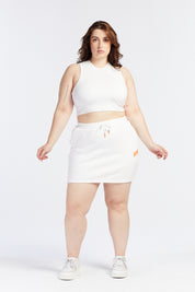 SUMMER HIGH NECK CROP PEARL