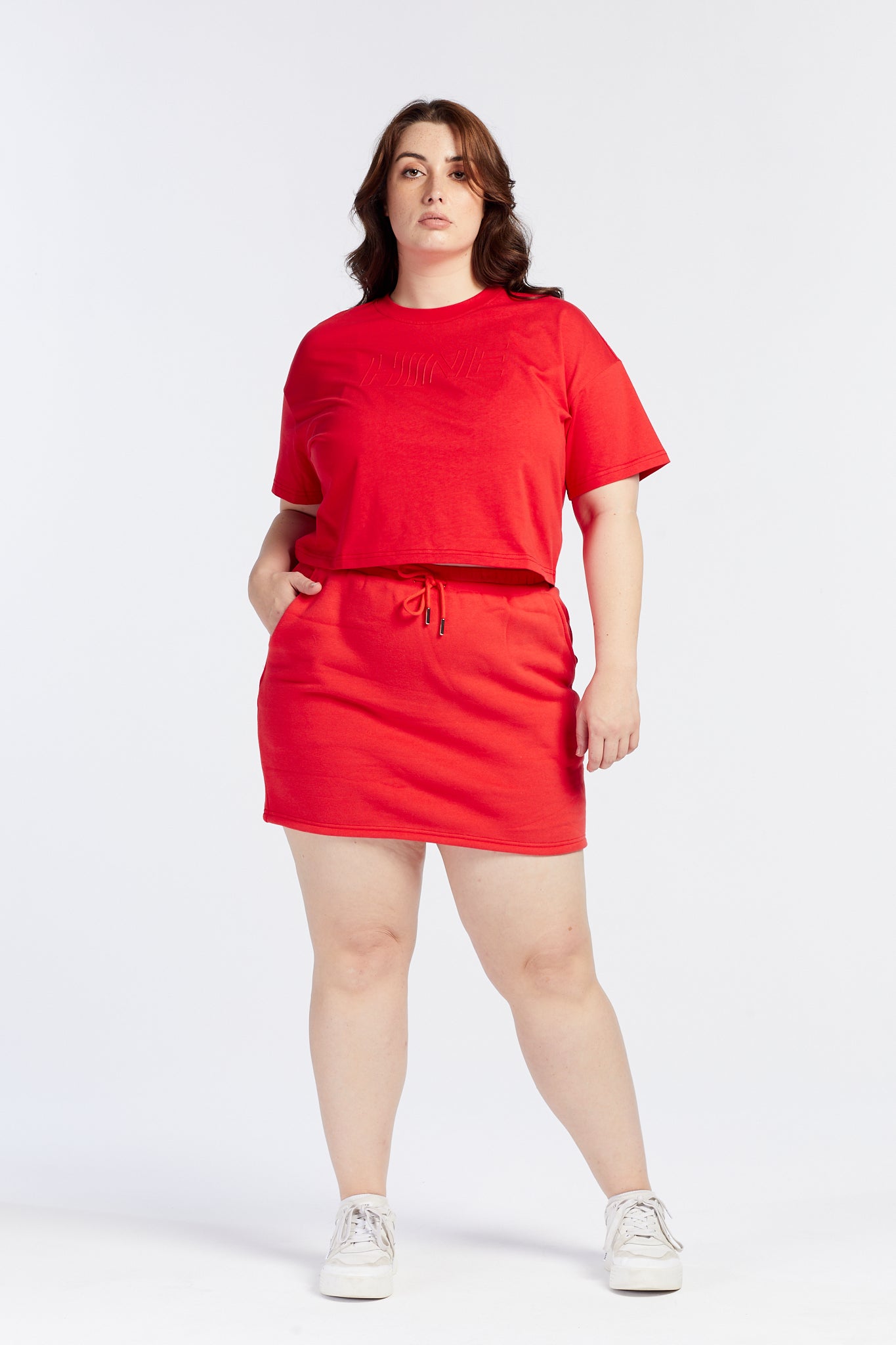 THE ORIGINAL CROP TEE HIBISCUS