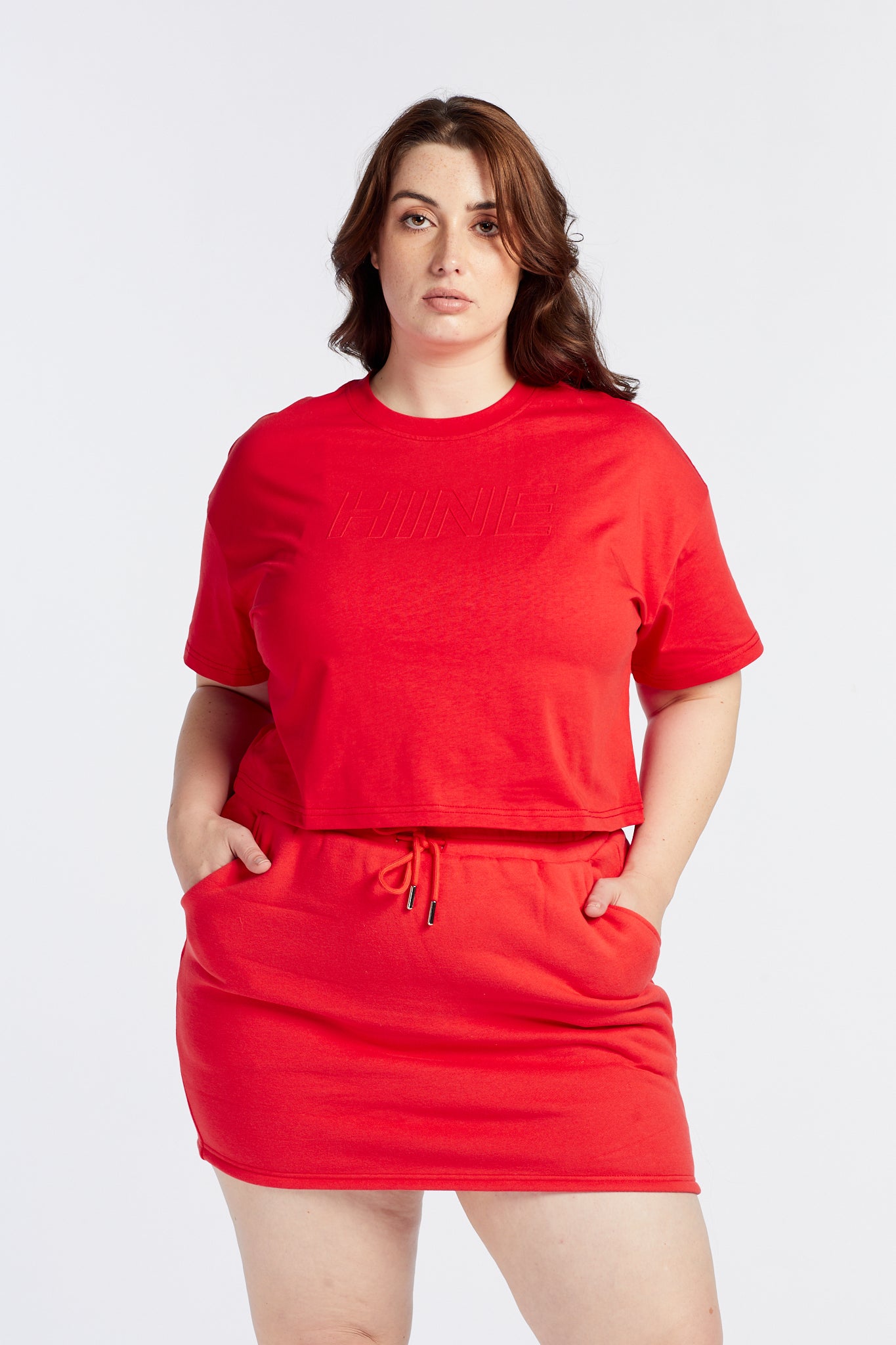 THE ORIGINAL CROP TEE HIBISCUS