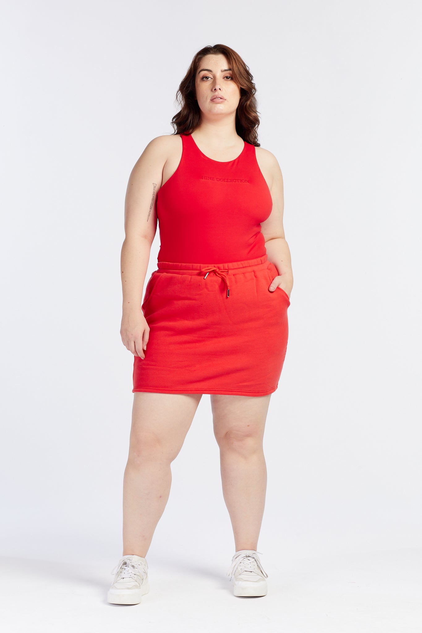 SUMMER SLEEK BODYSUIT HIBISCUS