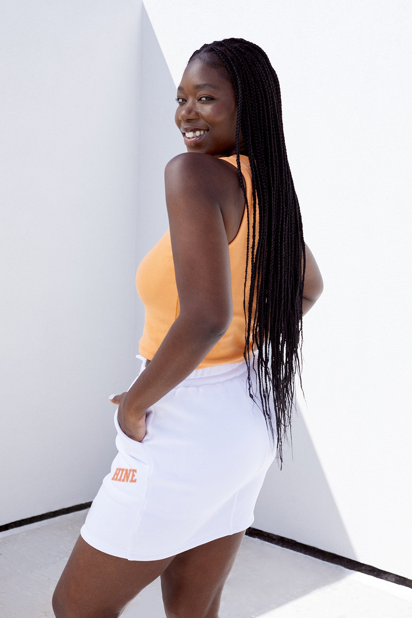 SUMMER SIGNATURE CROP TANK SUNSET