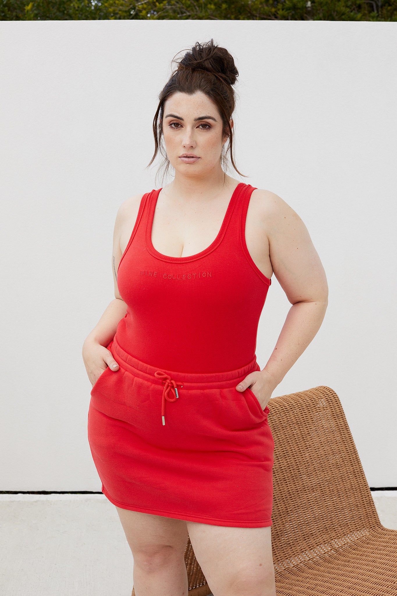 SUMMER VIBE BODYSUIT HIBISCUS