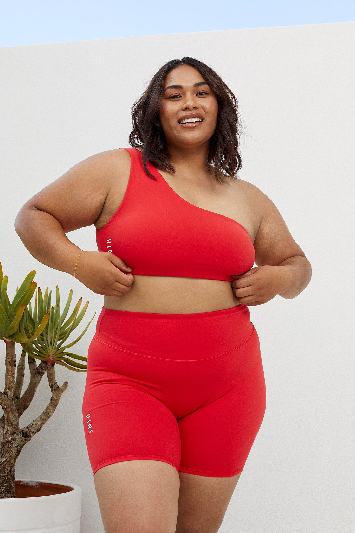 SUMMER LUXE OFF THE SHOULDER BRA HIBISCUS