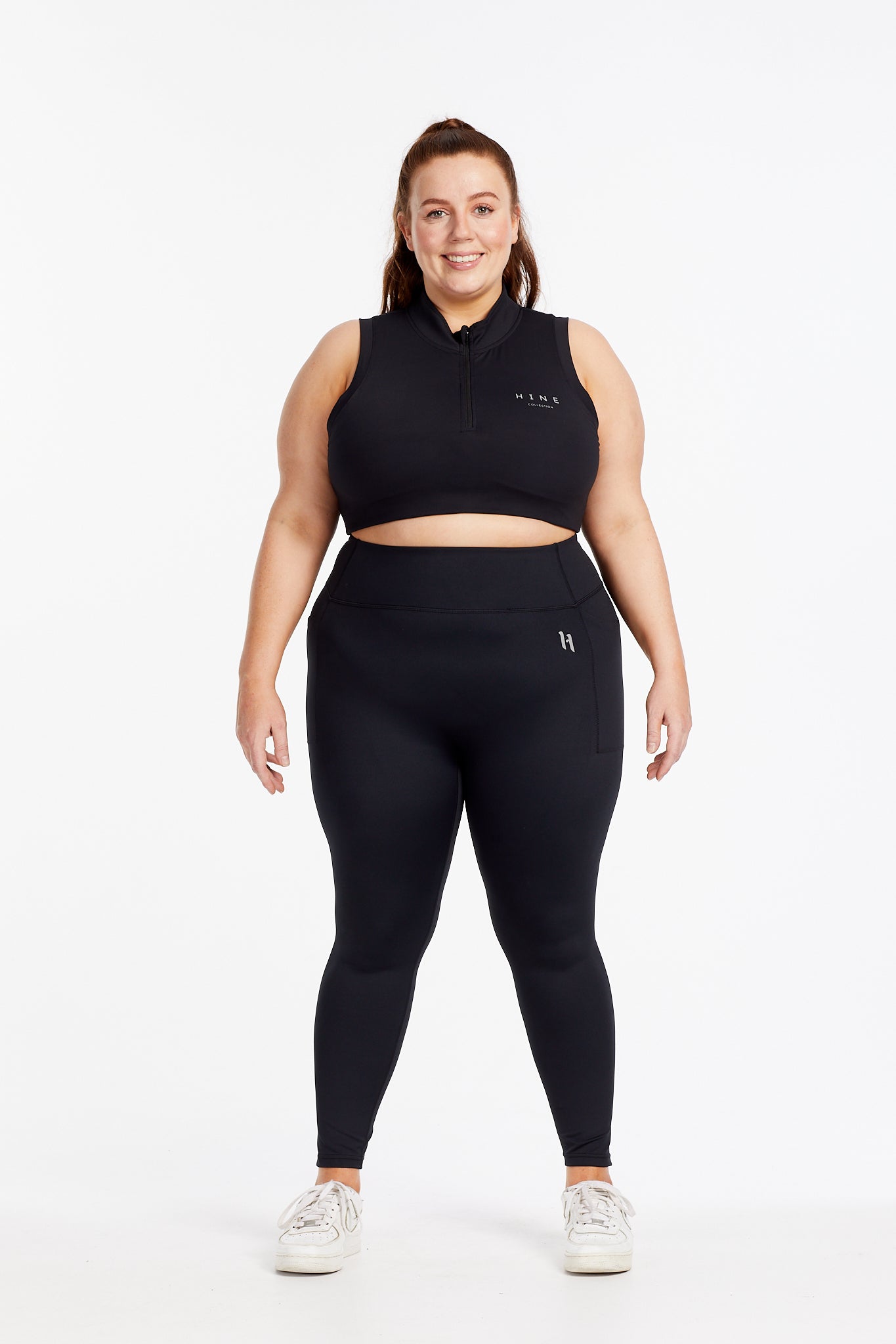 HYBRID FULL LENGTH LEGGING ONYX