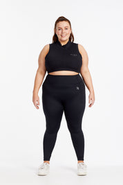 HYBRID FULL LENGTH LEGGING ONYX