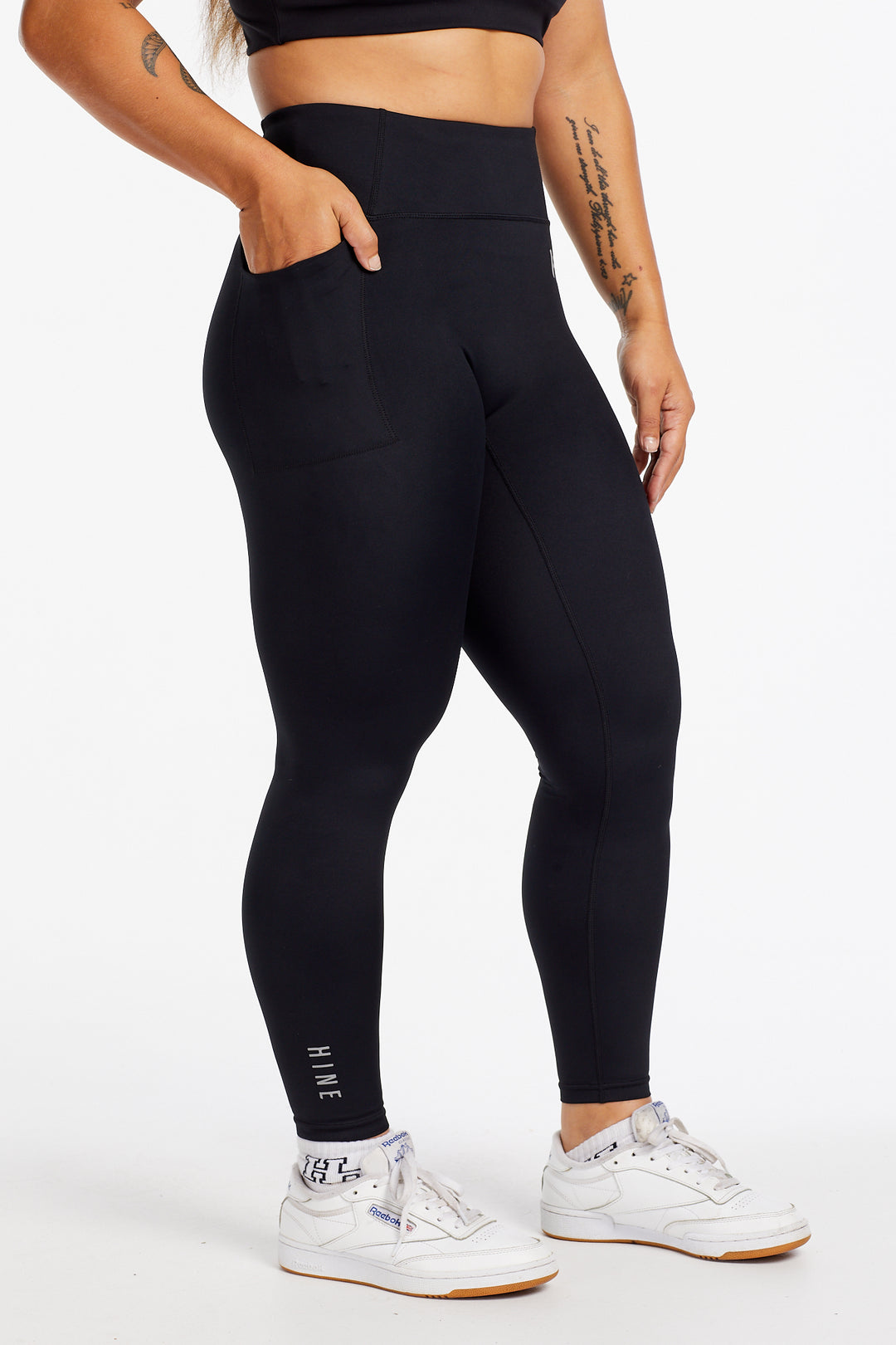 LUXE FULL LENGTH LEGGING ONYX – HINE COLLECTION