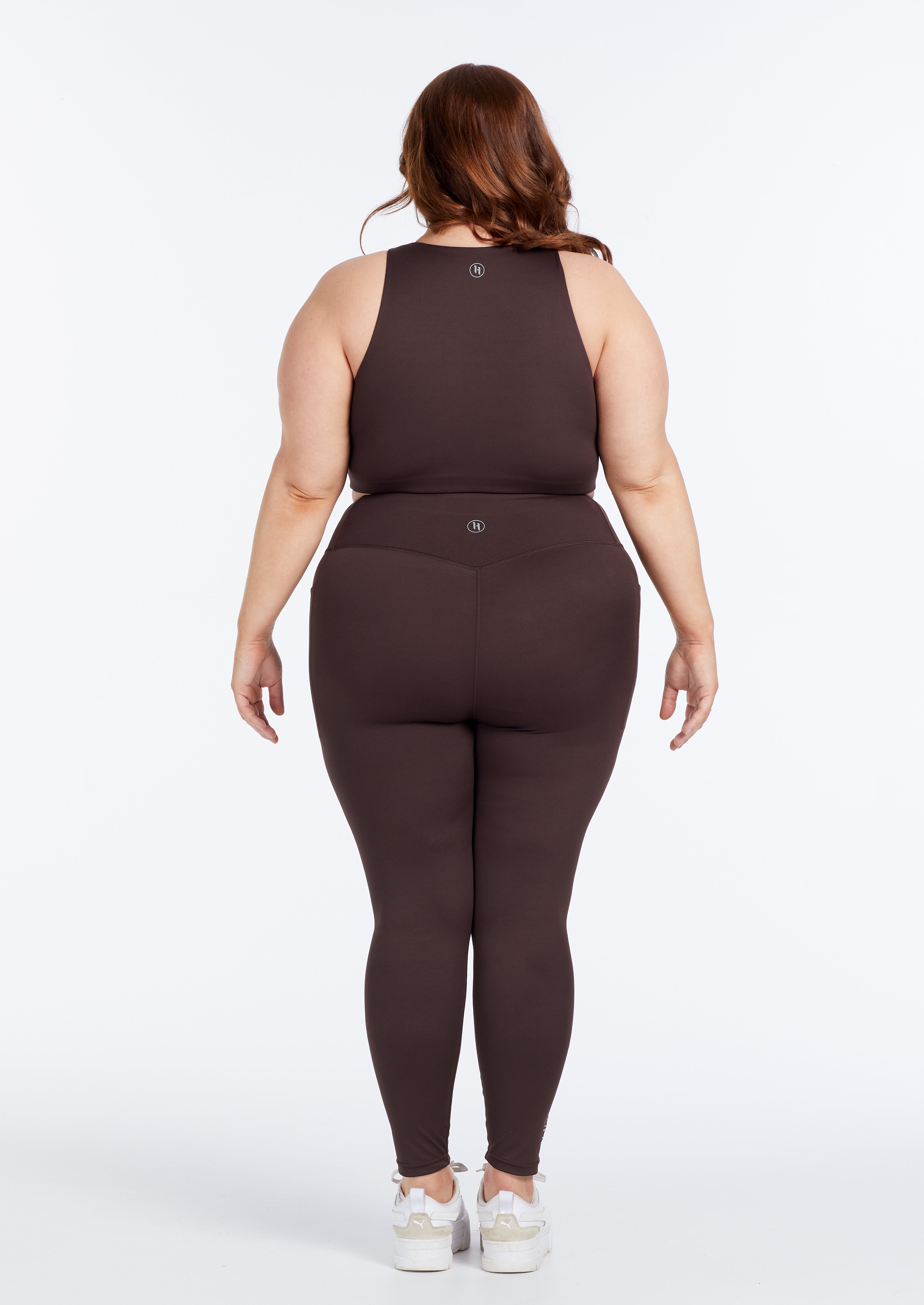 HYBRID FULL LENGTH LEGGINGS ESPRESSO