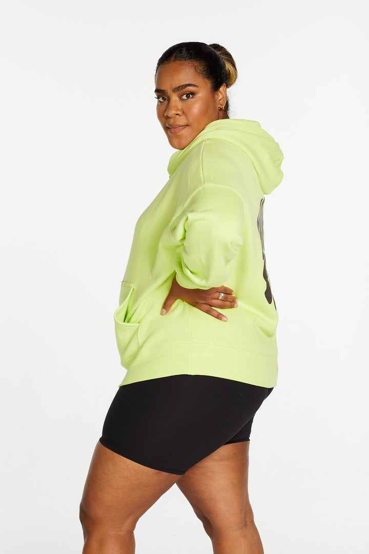BRIGHTS OVERSIZED HOODIE LIME