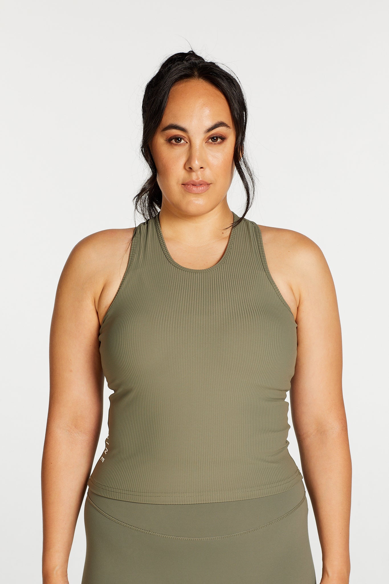 RIB RACERBACK SINGLET SAGE