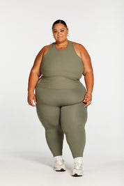 RIB RACERBACK SINGLET SAGE