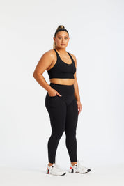 CORE FULL LENGTH LEGGINGS W/ POCKET ONYX