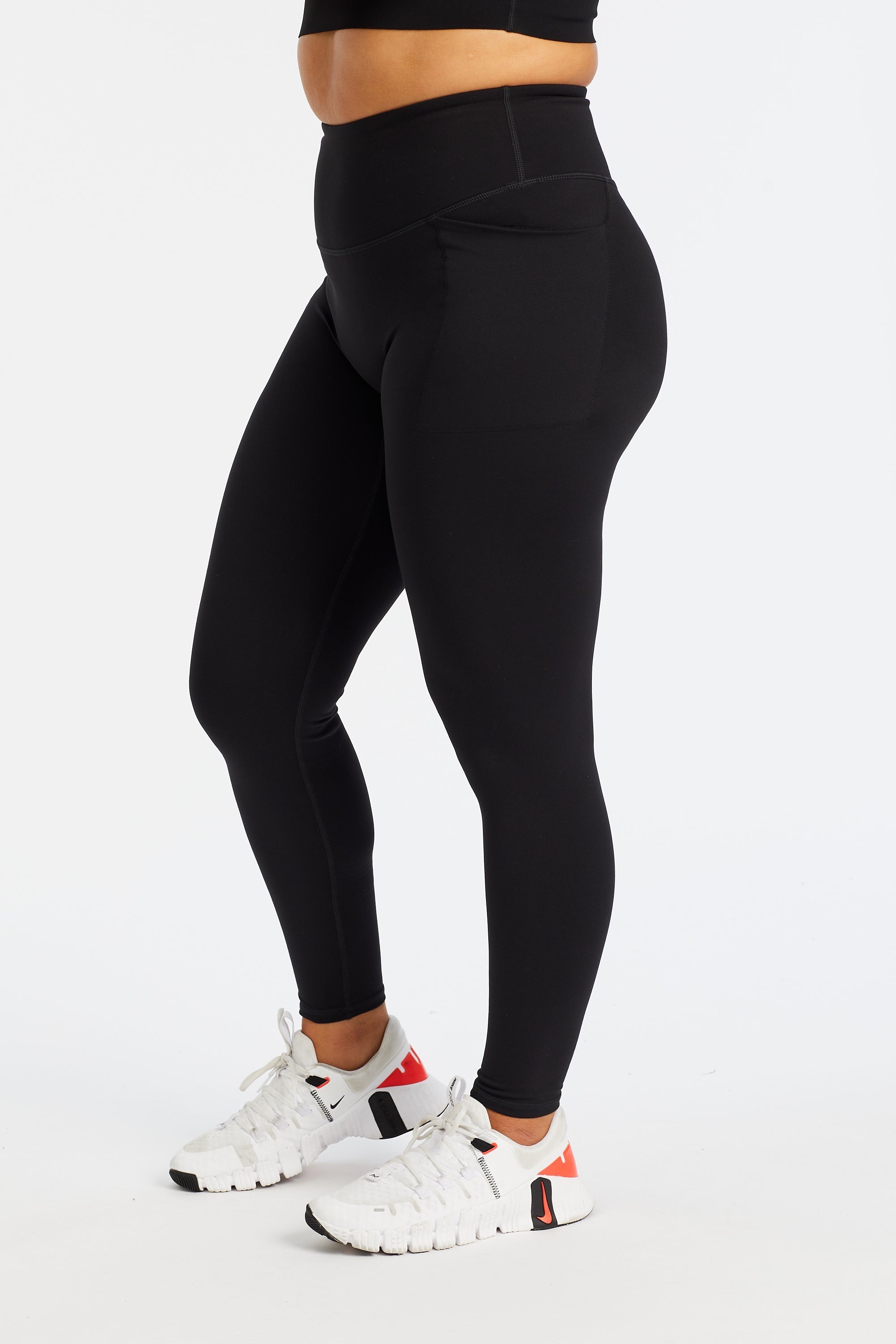CORE FULL LENGTH LEGGINGS W/ POCKET ONYX