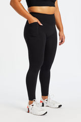 CORE FULL LENGTH LEGGINGS W/ POCKET ONYX