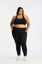 CORE FULL LENGTH LEGGINGS W/ POCKET ONYX