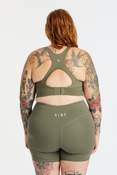 CURVED BUILT-IN BRA SAGE