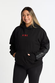 TAMAWAHINE HOODIE BLACK