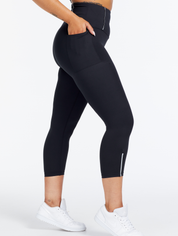 PERFORMANCE COMPRESSION 7/8 LEGGINGS ONYX