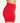 AUAHI STAPLE MID SHORT W/ NO FRONT SEAM RED