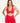AUAHI CROSS-OVER MID SHORT RED