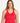 RACERBACK CROP SINGLET W/ IN-BUILT BRA RED