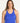 RACERBACK CROP SINGLET W/ IN-BUILT BRA COBALT