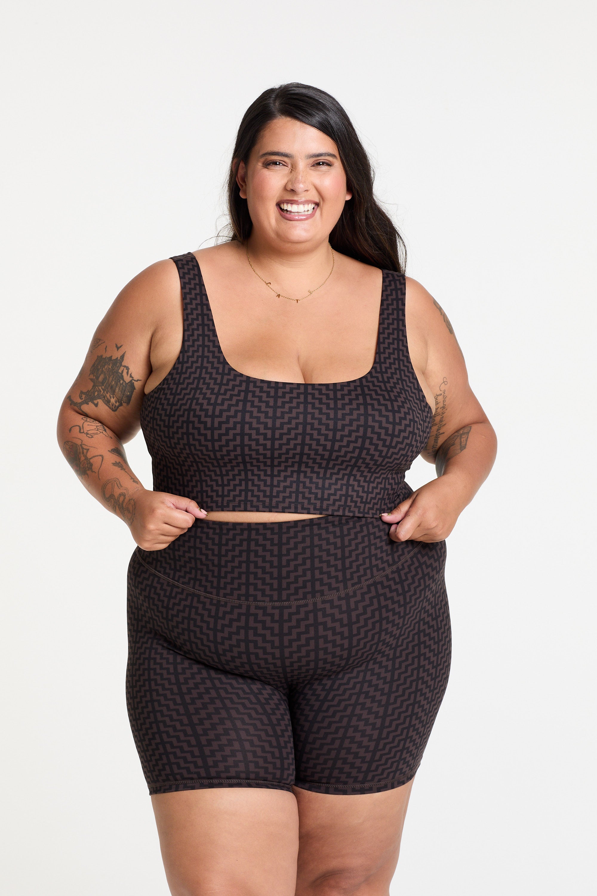 POUTAMA PRINT MID SHORT