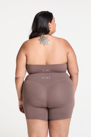 HALTER NECK BRA COFFEE