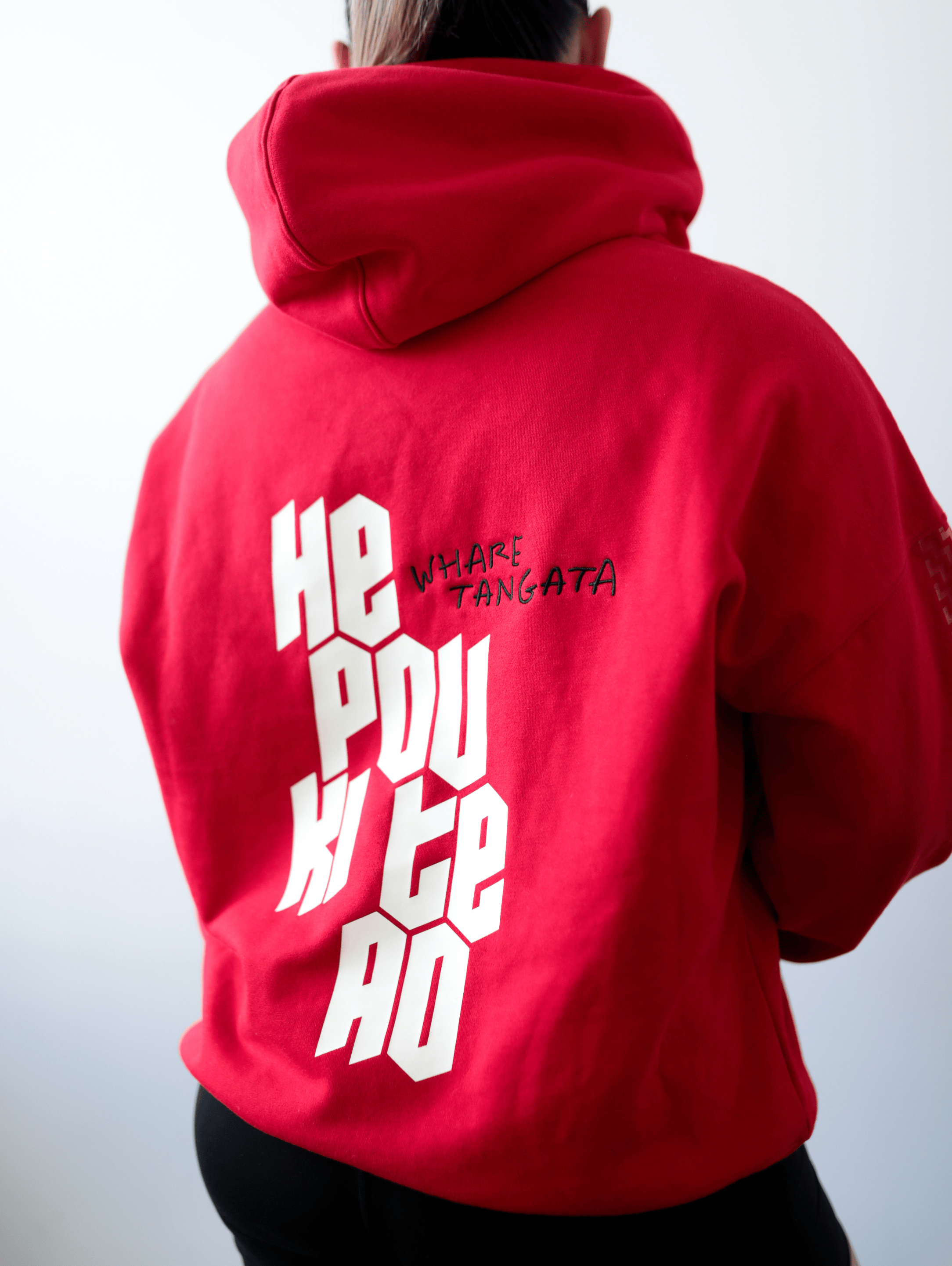 WHARE TANGATA HOODIE RED