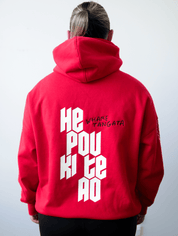 WHARE TANGATA HOODIE RED