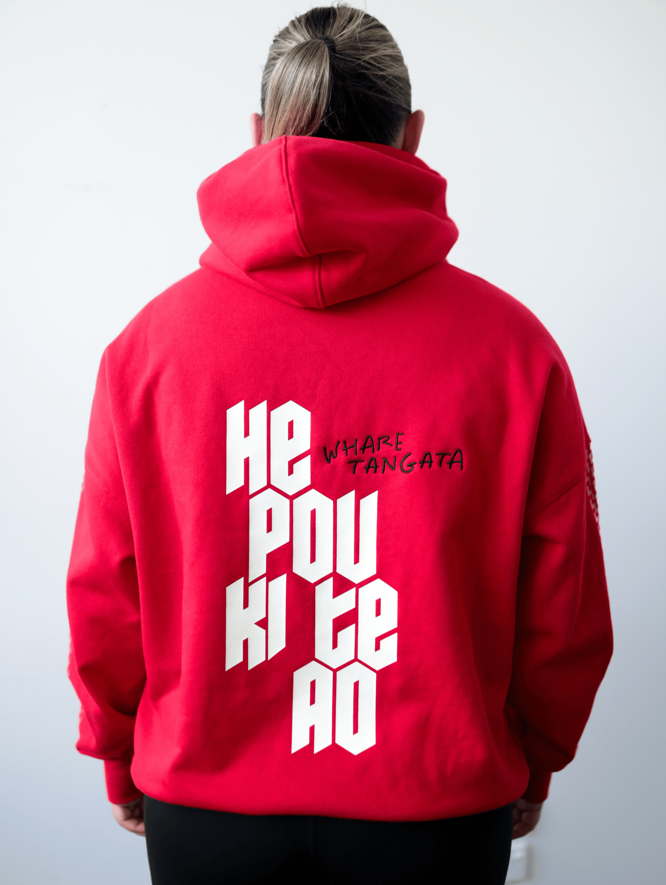 WHARE TANGATA HOODIE RED