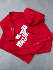 WHARE TANGATA HOODIE RED