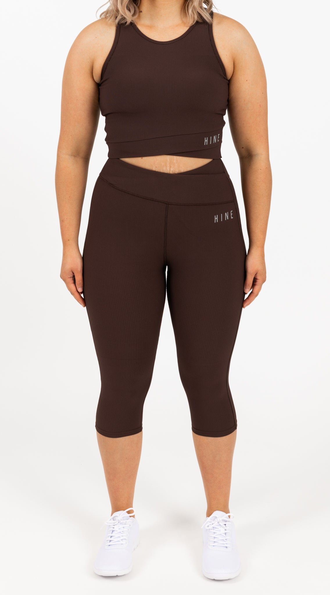RECOVERY 3/4 LENGTH LEGGING ESPRESSO