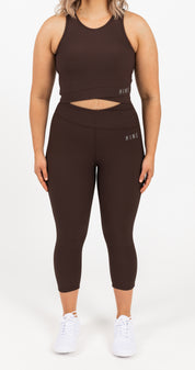 RECOVERY 7/8 LENGTH LEGGING ESPRESSO