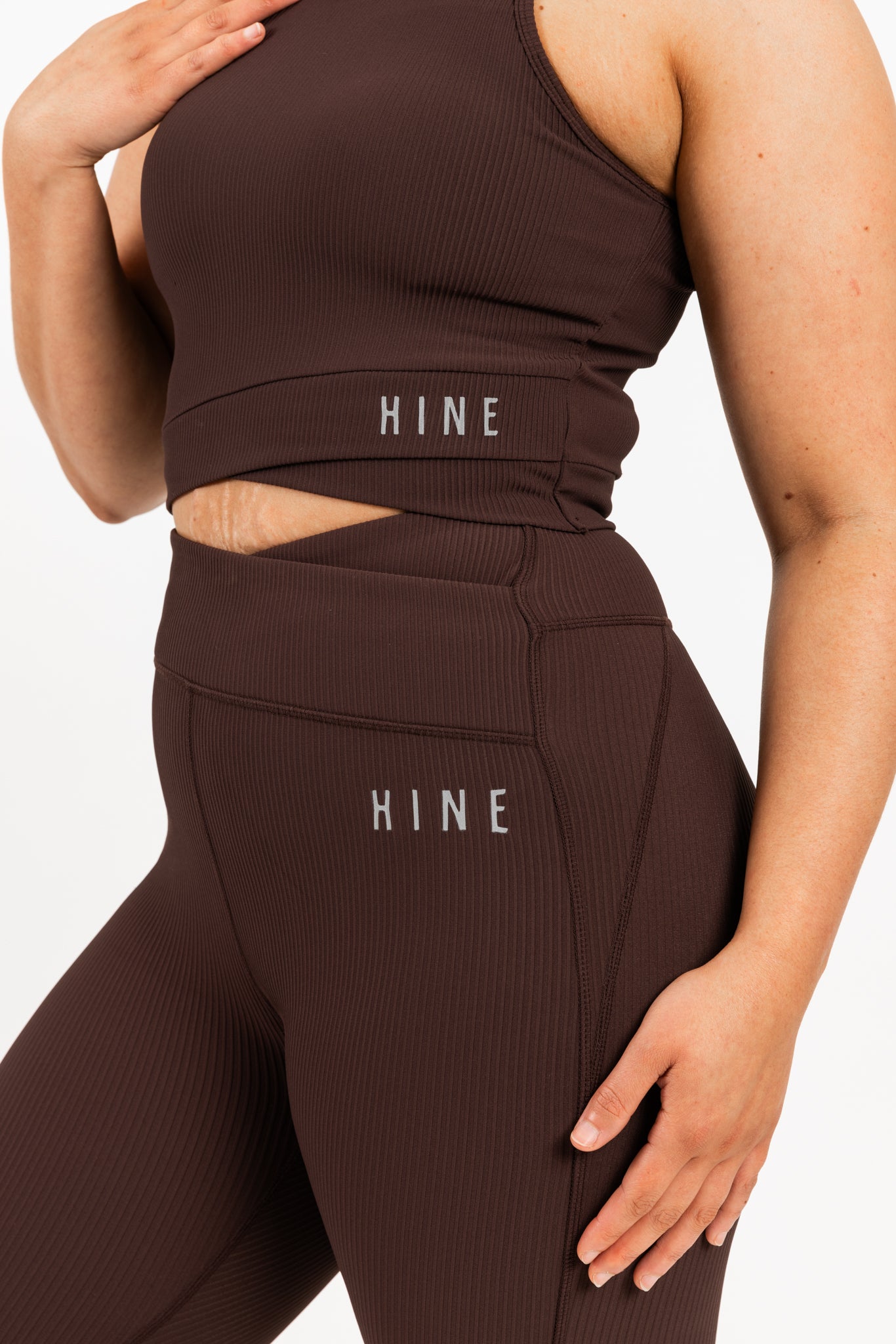 RECOVERY 7/8 LENGTH LEGGING ESPRESSO