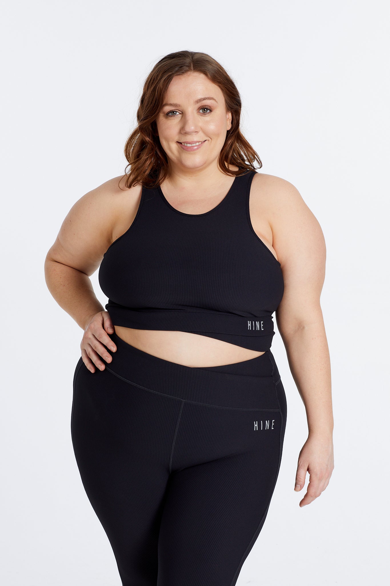 RECOVERY CROP TOP BRA ONYX