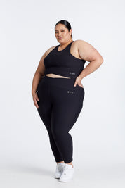 RECOVERY CROP TOP BRA ONYX