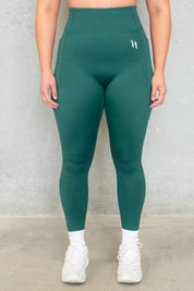 HYBRID FULL LENGTH LEGGING FOREST GREEN