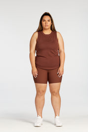 SIGNATURE MUSCLE SINGLET CHOCOLATE